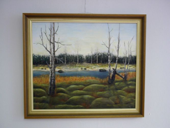 3. Lainionjoki (�ljy, 1997, 55 x 46) [Klikkaa isommaksi kuvaksi]