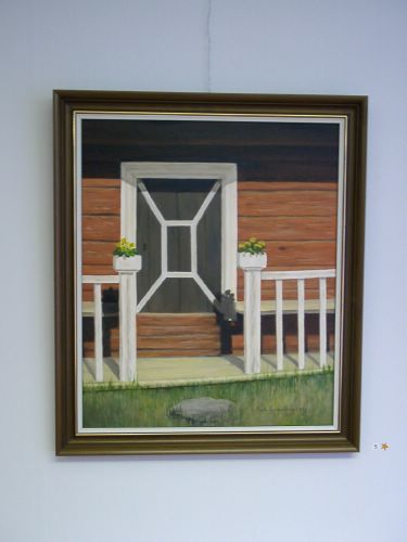 5. Aitan ovi (�ljy, 1997, 55 x 46) * [Klikkaa isommaksi kuvaksi]